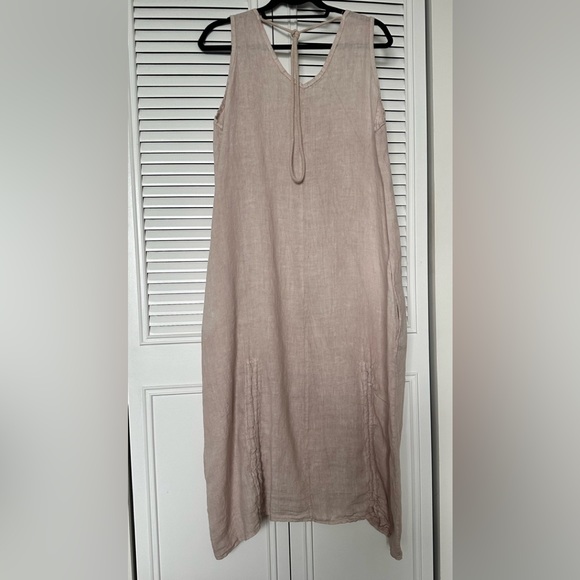Linen Midi Dress - Picture 2 of 8